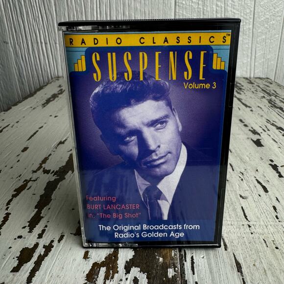 Suspense Volume III The Big Shot Radio Classics by Burt Lancaster 1995 Cassette - Picture 4 of 6